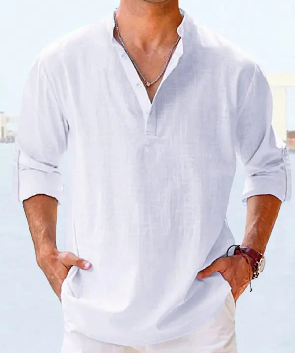 Schmidt Casual linen shirt Fernache