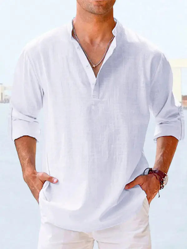 Schmidt Casual linen shirt Fernache