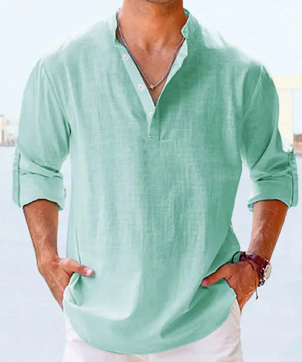 Schmidt Casual linen shirt Fernache