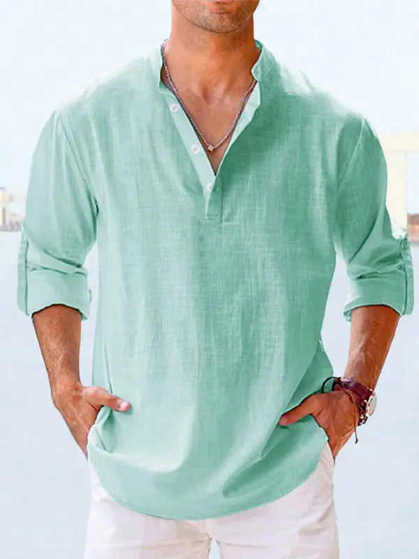 Schmidt Casual linen shirt Fernache