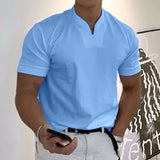 2024 Men Gentlemans business Short Sleeve T Shirt Old Money London