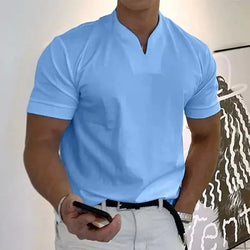 2024 Men Gentlemans business Short Sleeve T Shirt Old Money London