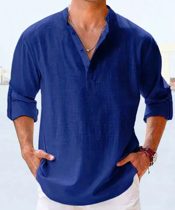 Schmidt Casual linen shirt Fernache