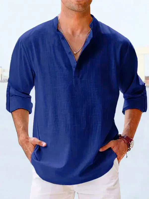 Schmidt Casual linen shirt Fernache
