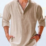 Schmidt Casual linen shirt Fernache