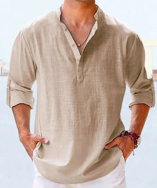 Schmidt Casual linen shirt Fernache