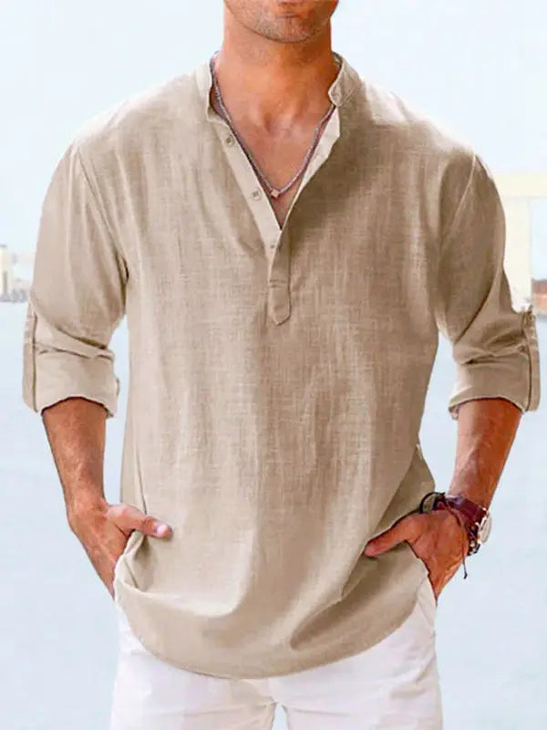 Schmidt Casual linen shirt Fernache