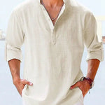 Schmidt Casual linen shirt Fernache