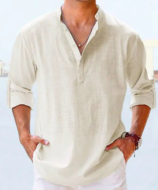 Schmidt Casual linen shirt Fernache