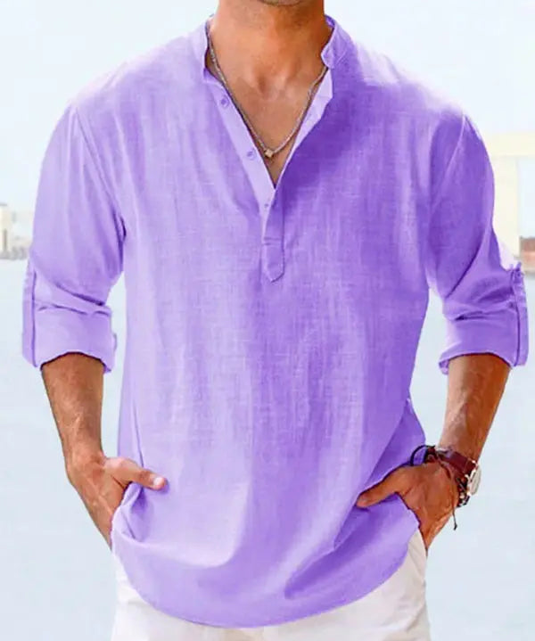 Schmidt Casual linen shirt Fernache
