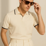 Contrast Slim Fitted Polo Fernache