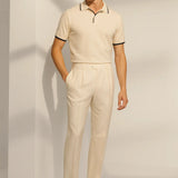 Contrast Slim Fitted Polo Fernache