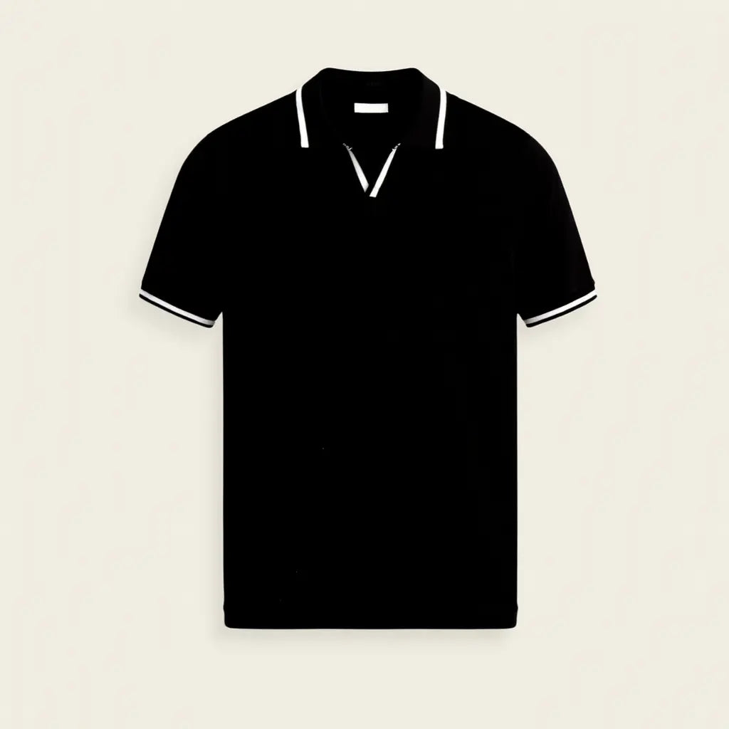 Contrast Slim Fitted Polo Fernache