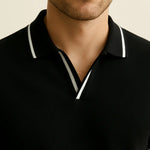 Contrast Slim Fitted Polo Fernache