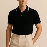 Contrast Slim Fitted Polo Fernache