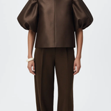 Silk Puff Blouse