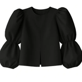 Bluse med ballongermer