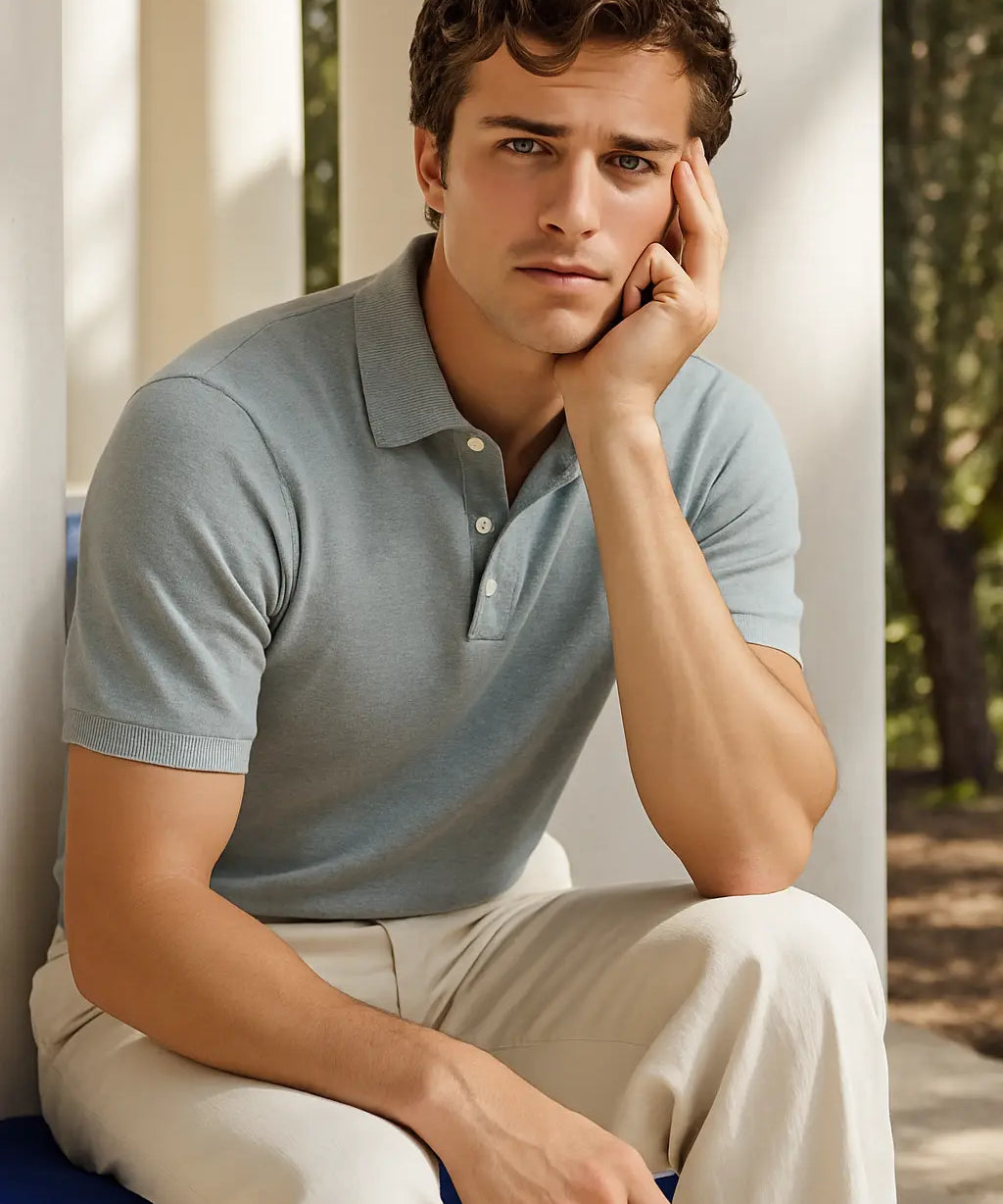 Cotton Polo Shirt Fernache