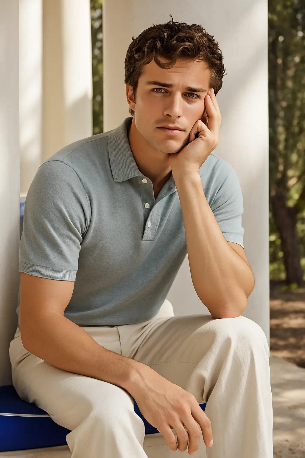Cotton Polo Shirt Fernache