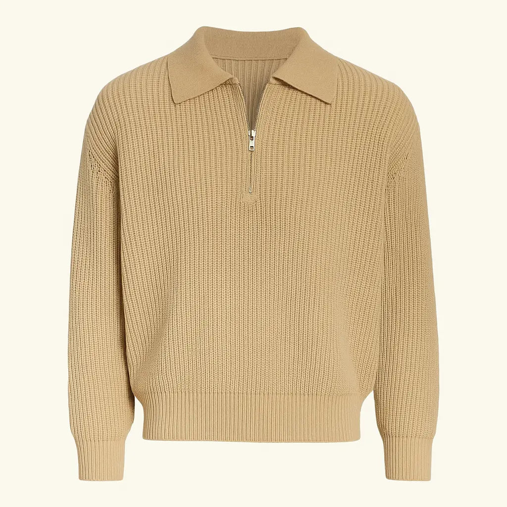 Loose Half Zip Sweater FERNACHE
