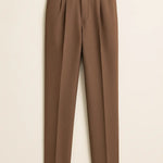 Vintage High-Waisted Slim Pants FERNACHE