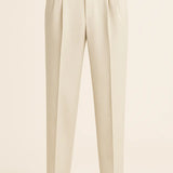 Vintage High-Waisted Slim Pants FERNACHE