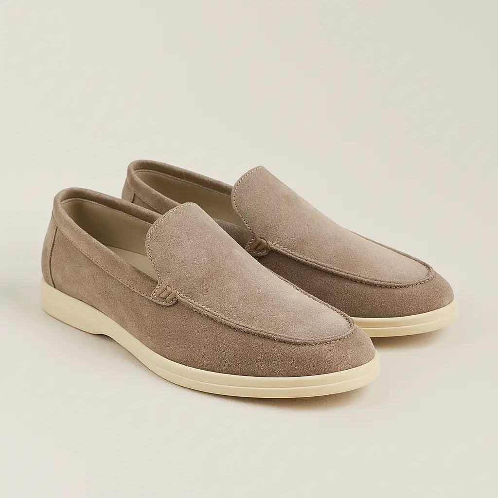 THE CAPRICE SUEDE LOAFERS Fernache