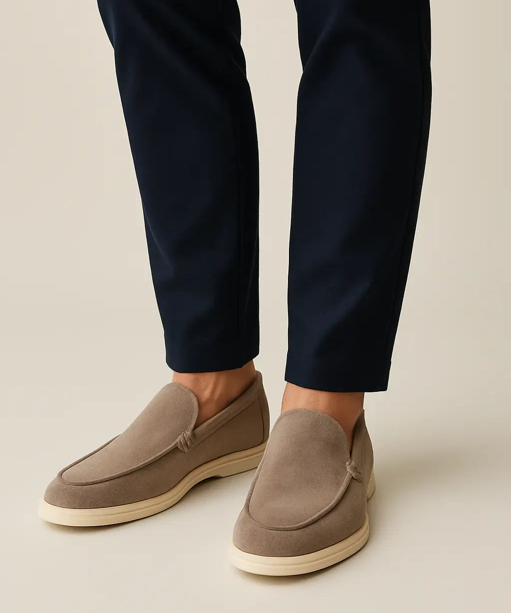 THE CAPRICE SUEDE LOAFERS Fernache