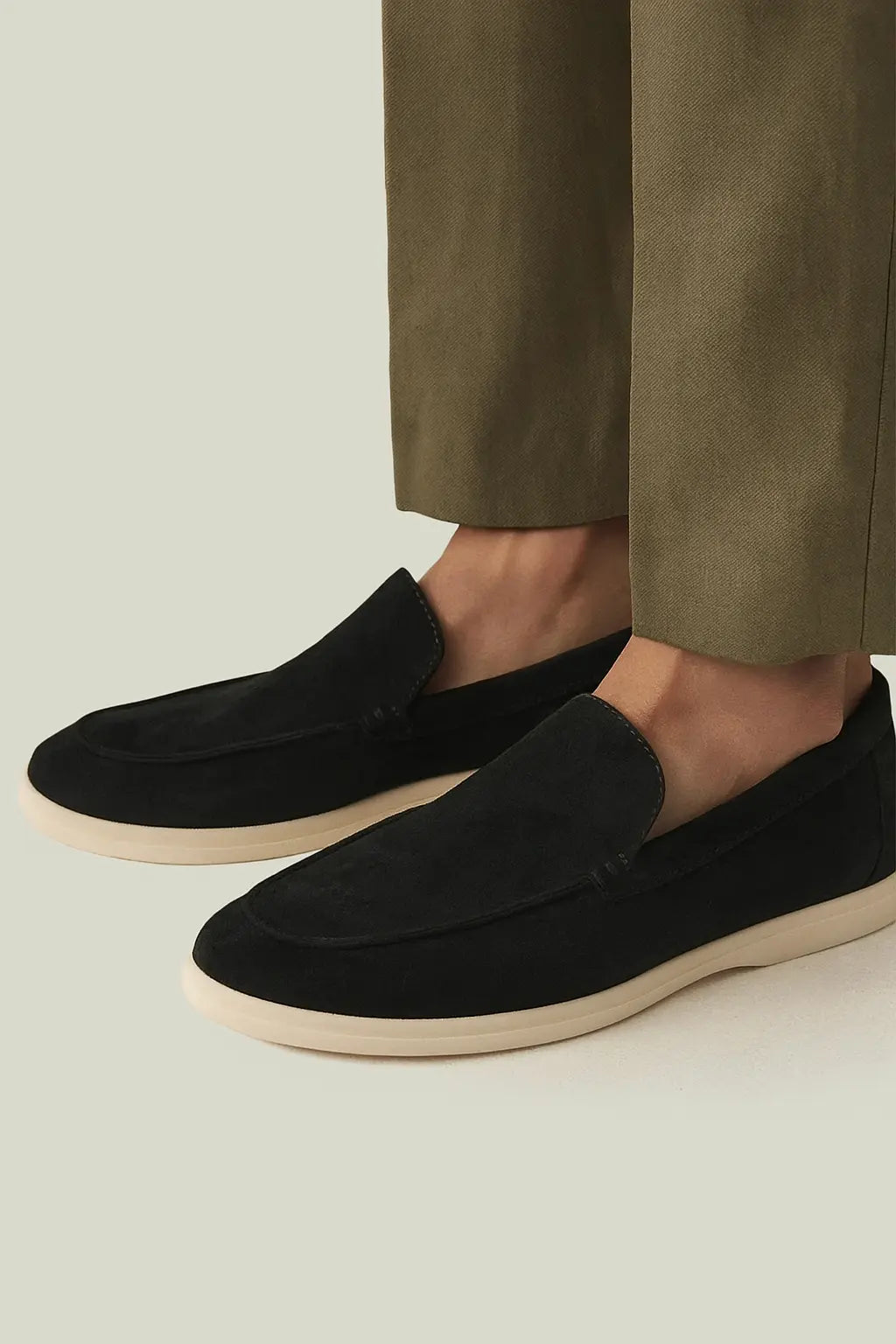 THE CAPRICE SUEDE LOAFERS Fernache