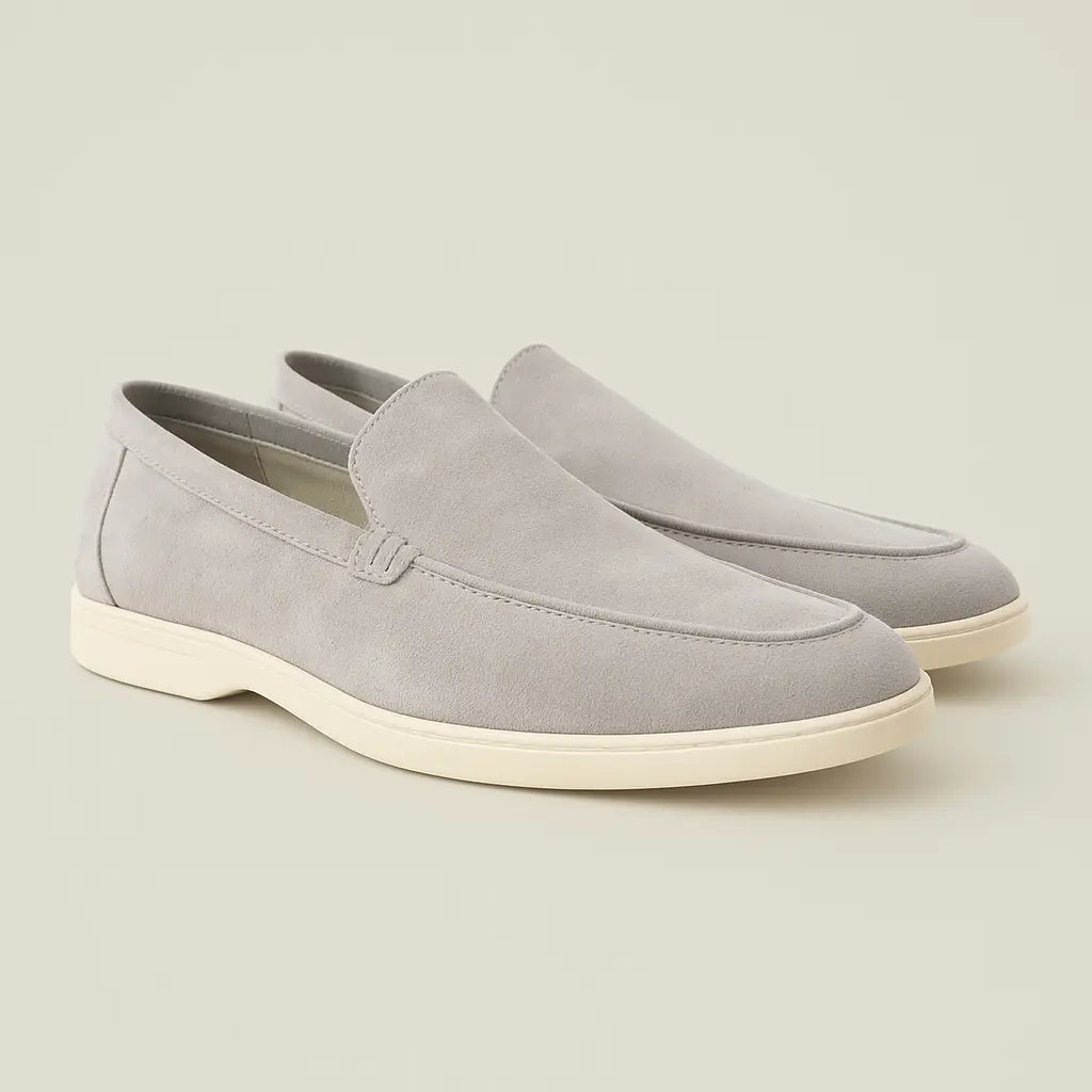 THE CAPRICE SUEDE LOAFERS Fernache