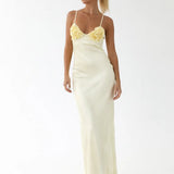 Citronfrillklänning