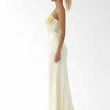 Citronfrillklänning