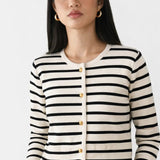 Yacht stripet cardigan