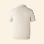 Noir Ribbed Polo FERNACHE