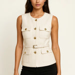 Arlena Belted Top FERNACHE