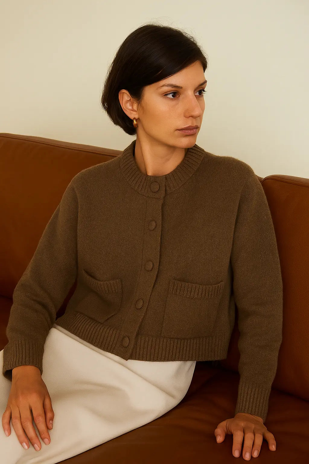 Umber Cardigan FERNACHE