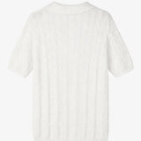 BIELLA Cable Knit Polo FERNACHE