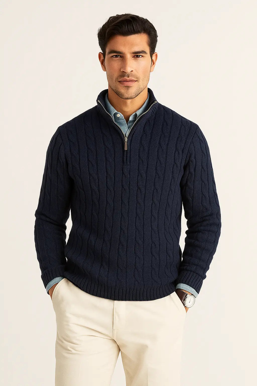 Vintage Turtleneck Sweater FERNACHE