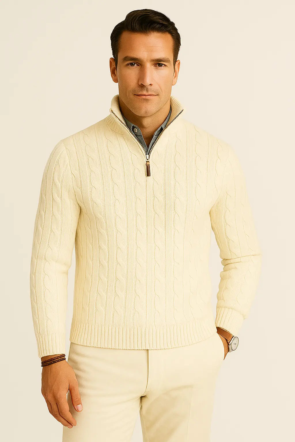 Vintage Turtleneck Sweater FERNACHE