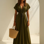 Olive Reverie Dress FERNACHE