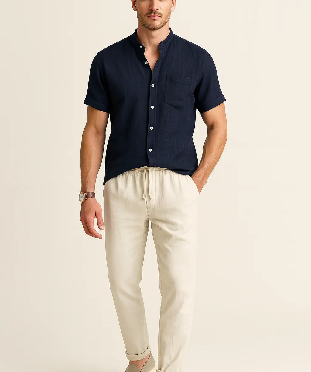 Old Money Outfit - Dark Blue Fernache