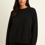 Cozy Fuzzy Knit Sweater FERNACHE