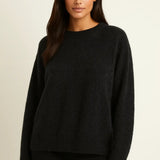Cozy Fuzzy Knit Sweater FERNACHE