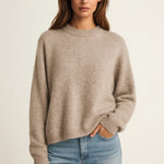 Cozy Fuzzy Knit Sweater FERNACHE