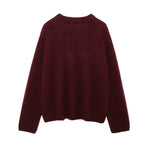 Cozy Fuzzy Knit Sweater FERNACHE