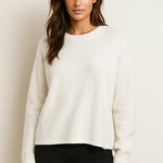 Cozy Fuzzy Knit Sweater FERNACHE
