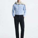 Old Money Stretch Button-up Shirt