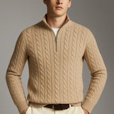 Cashmere Zip Pullover FERNACHE