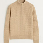 Cashmere Zip Pullover FERNACHE