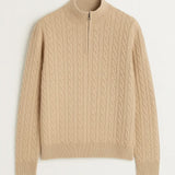 Cashmere Zip Pullover FERNACHE